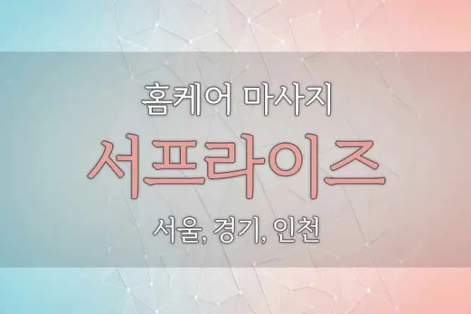 서울 홈케어 [서프라이즈] 홈케어마사지 대표 이미지